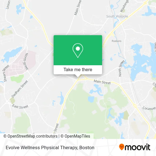 Evolve Wellness Physical Therapy map