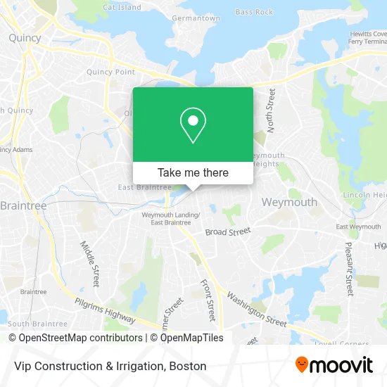 Vip Construction & Irrigation map