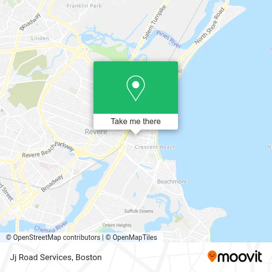 Jj Road  Services map