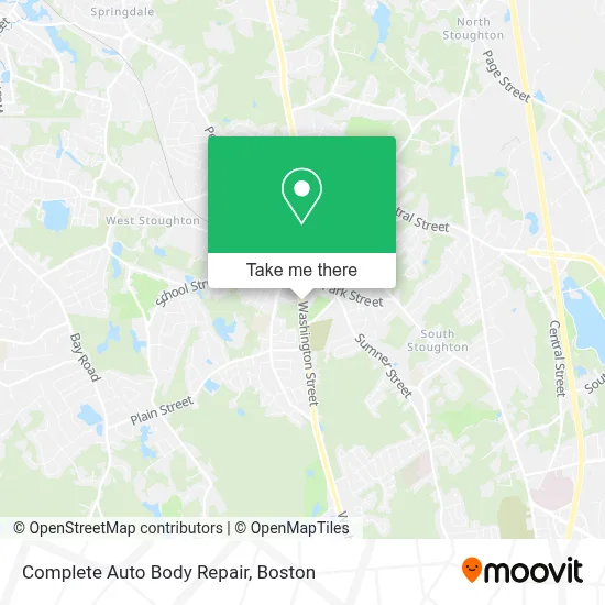 Complete Auto Body Repair map
