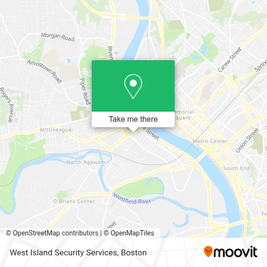 West Island Security Services map