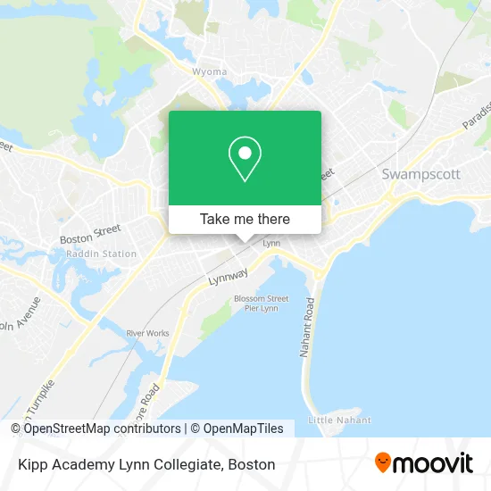 Kipp Academy Lynn Collegiate map