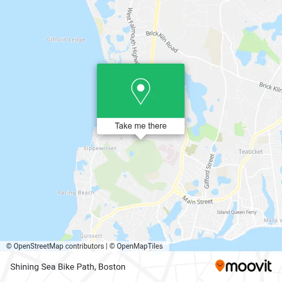 Shining Sea Bike Path map
