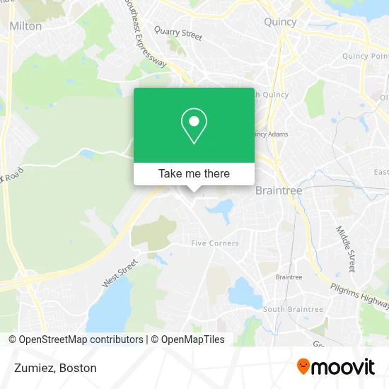 Zumiez map