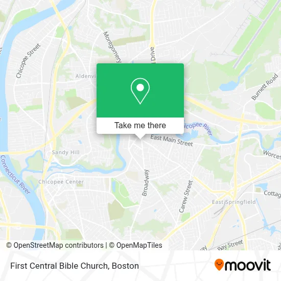 First Central Bible Church map
