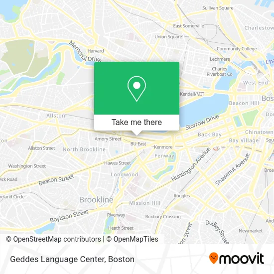 Geddes Language Center map