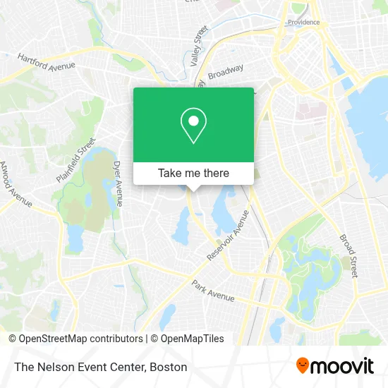The Nelson Event Center map