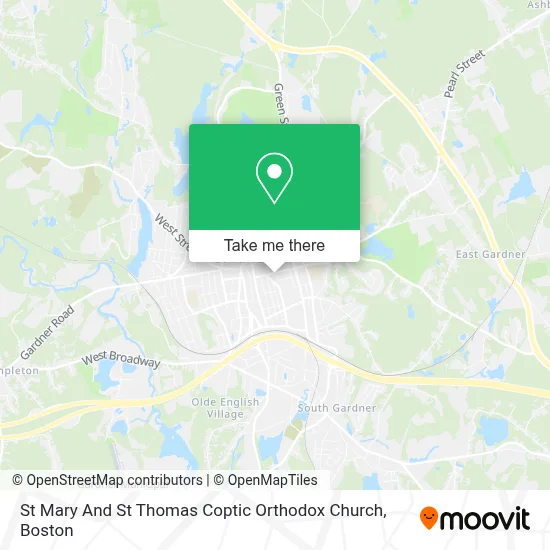 St Mary And St Thomas Coptic Orthodox Church map