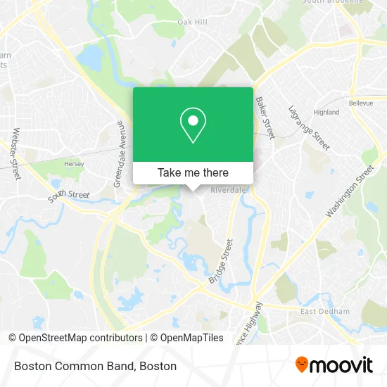 Boston Common Band map