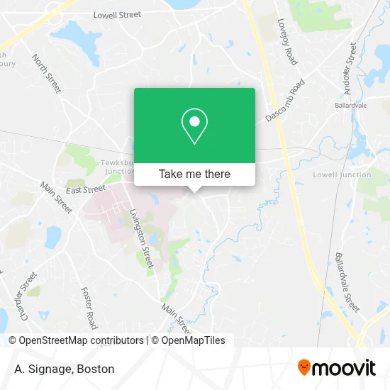 A. Signage map