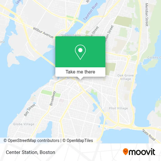 Center Station map