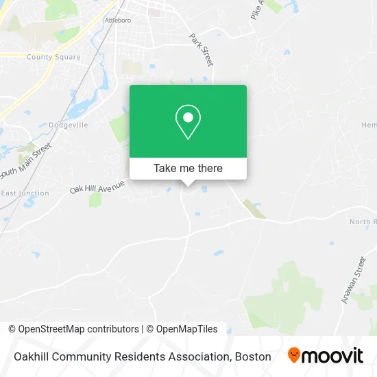 Oakhill Community Residents Association map
