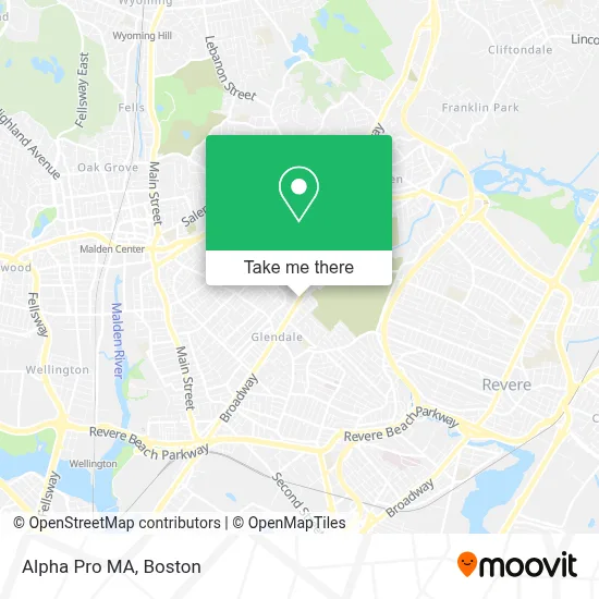 Alpha Pro MA map