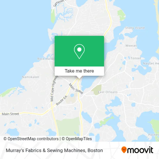 Murray's Fabrics & Sewing Machines map