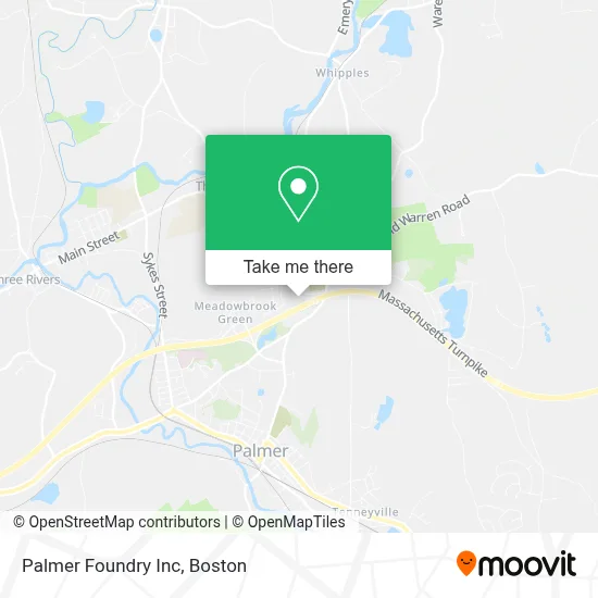 Palmer Foundry Inc map