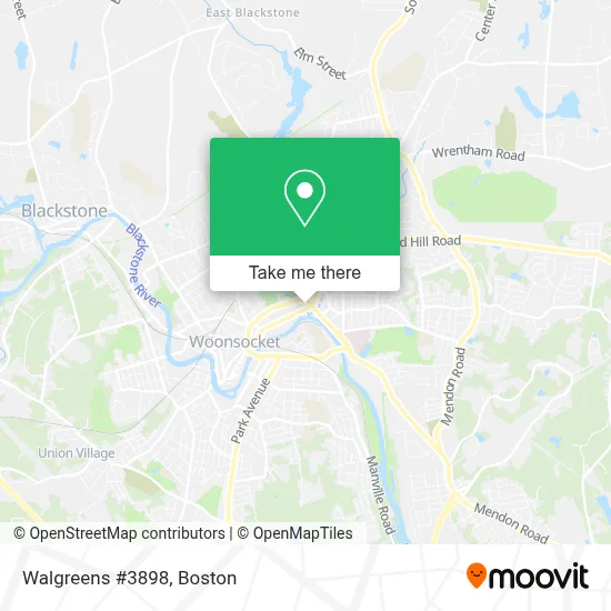 Walgreens #3898 map
