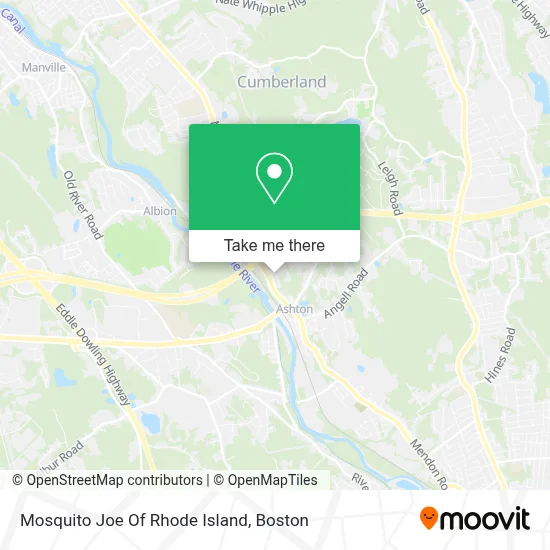 Mosquito Joe Of Rhode Island map