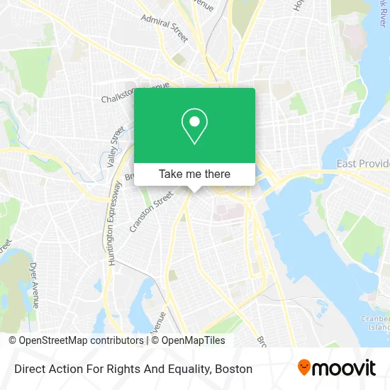 Direct Action For Rights And Equality map