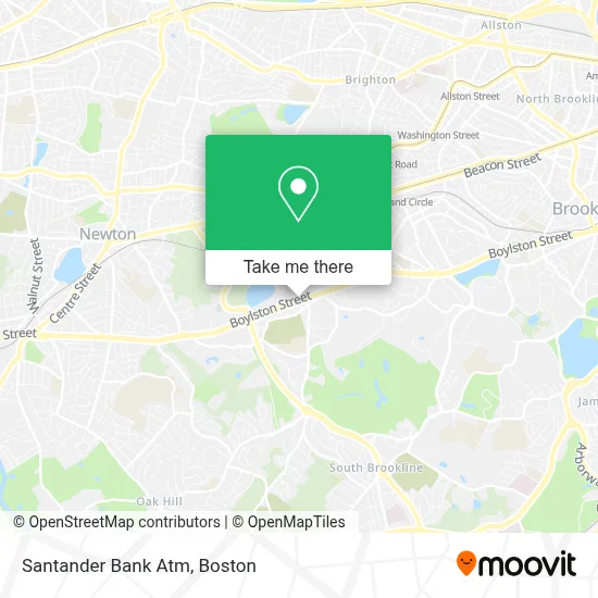 Santander Bank Atm map