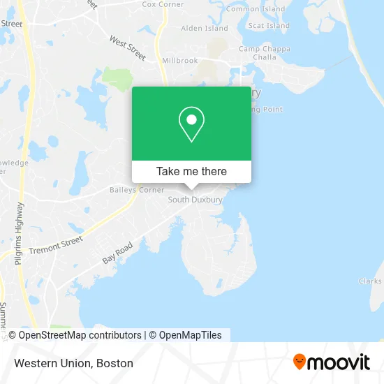 Western Union map