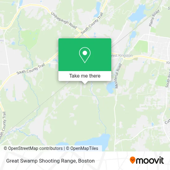 Great Swamp Shooting Range map