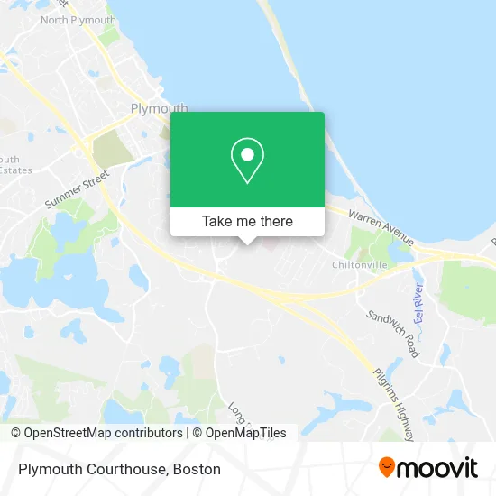 Plymouth Courthouse map