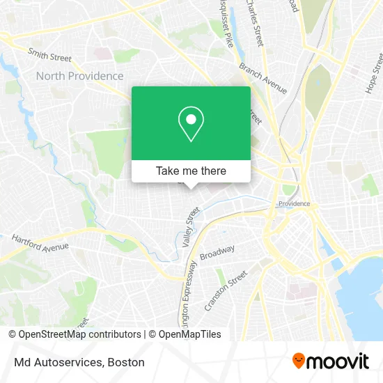 Md Autoservices map