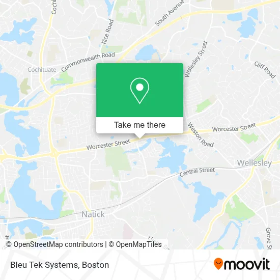 Bleu Tek Systems map