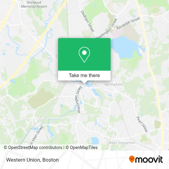 Western Union map