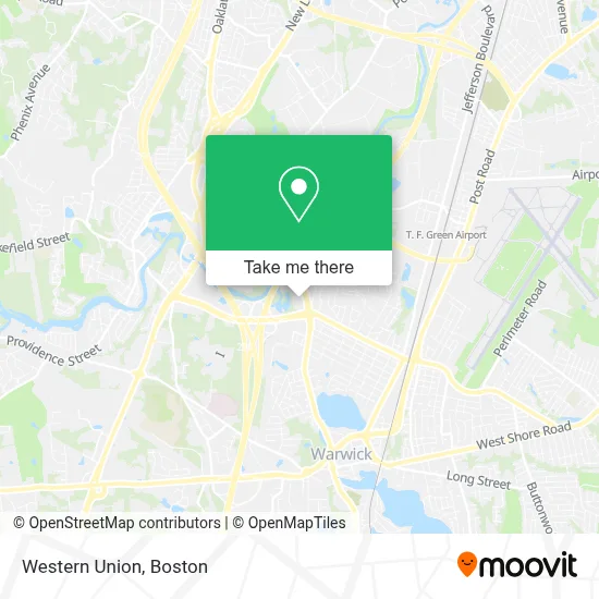 Western Union map