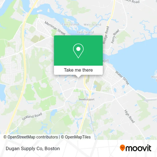 Dugan Supply Co map