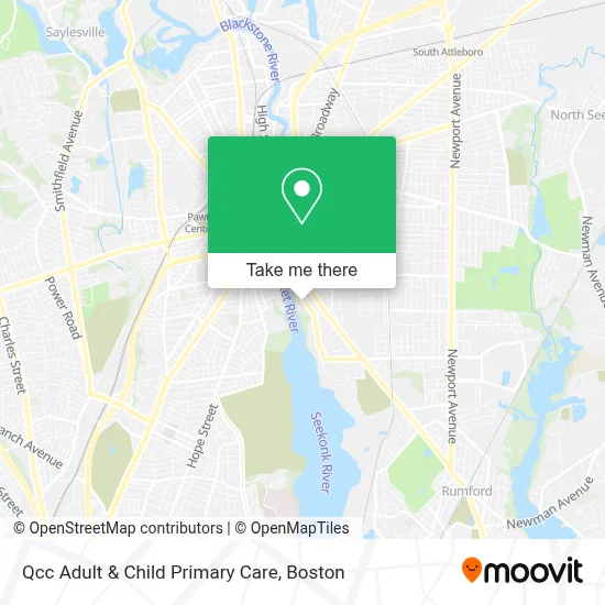 Qcc Adult & Child Primary Care map