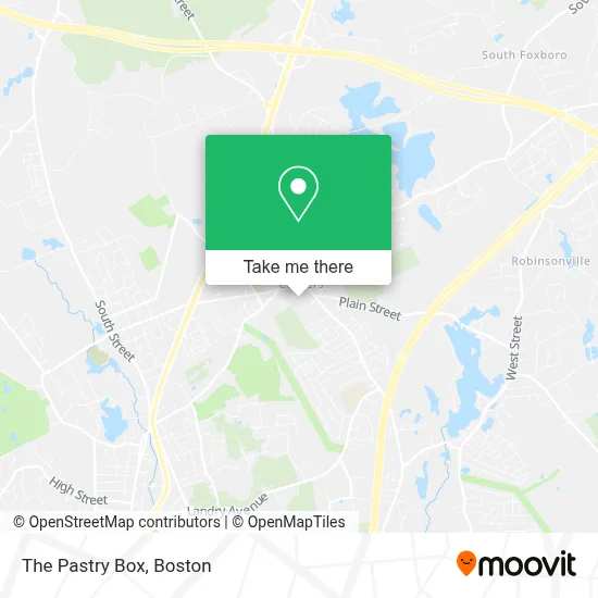 The Pastry Box map