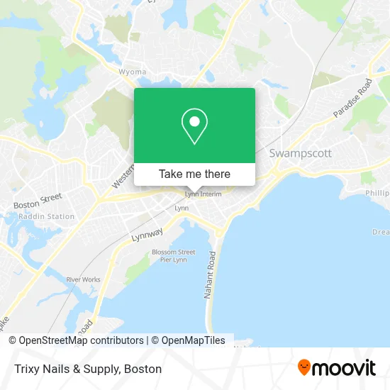 Trixy Nails & Supply map