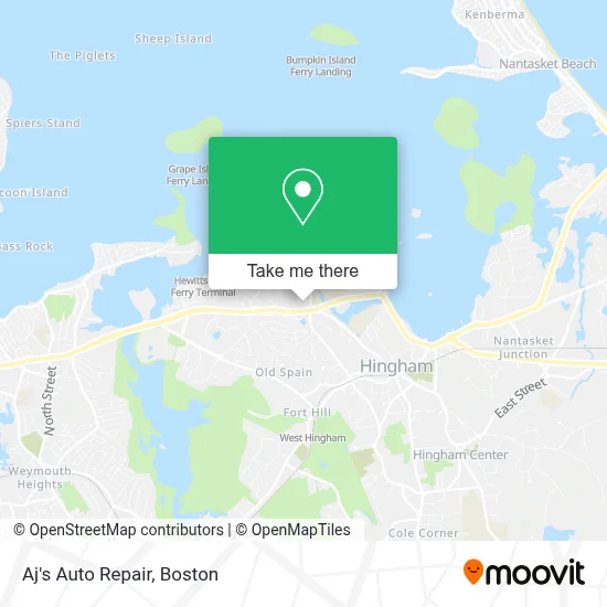 Aj's Auto Repair map