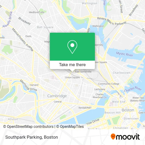 Southpark Parking map