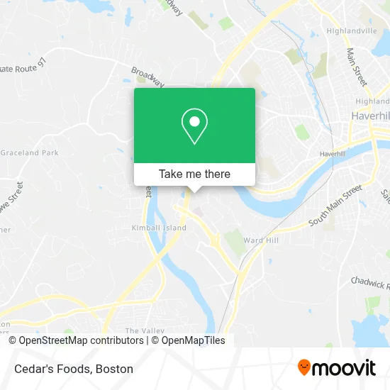 Cedar's Foods map