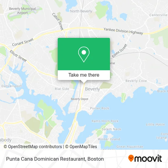 Punta Cana Dominican Restaurant map