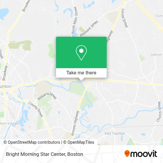 Bright Morning Star Center map