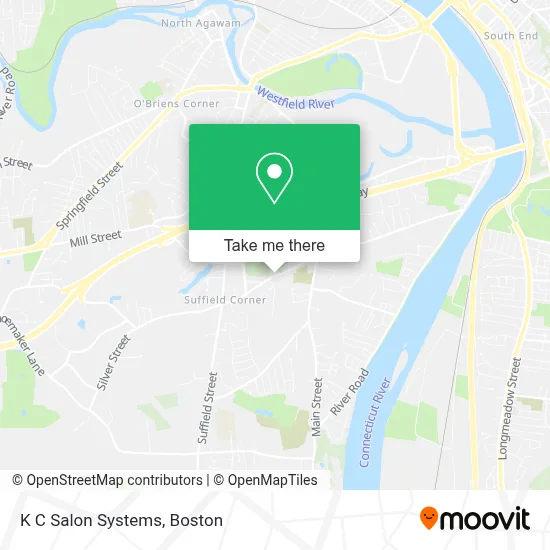 K C Salon Systems map