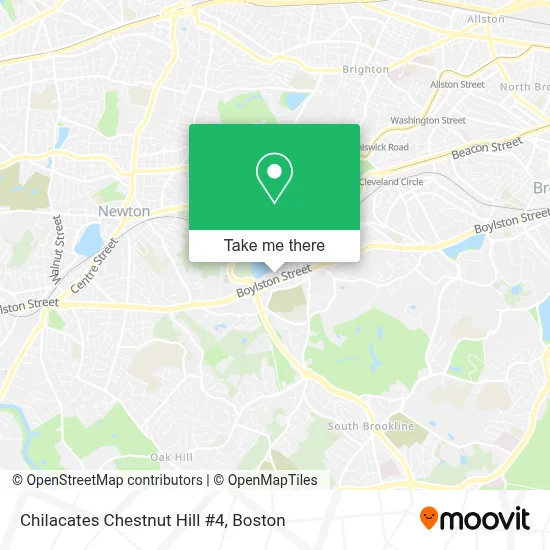 Chilacates Chestnut Hill #4 map