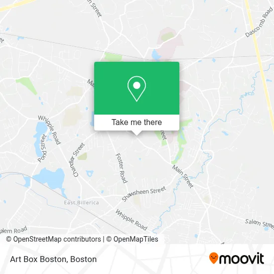 Art Box Boston map