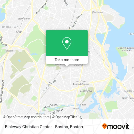 Bibleway Christian Center - Boston map