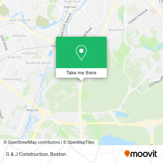G & J Construction map