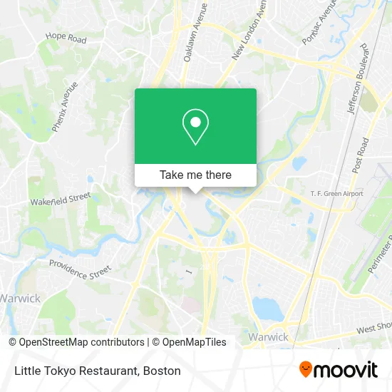 Little Tokyo Restaurant map