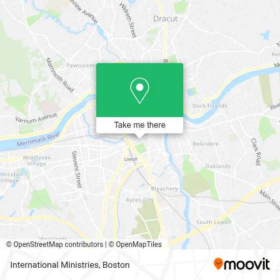 International Ministries map