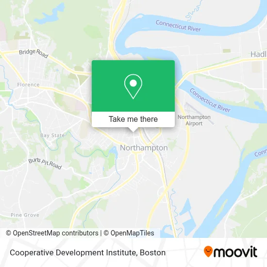 Cooperative Development Institute map