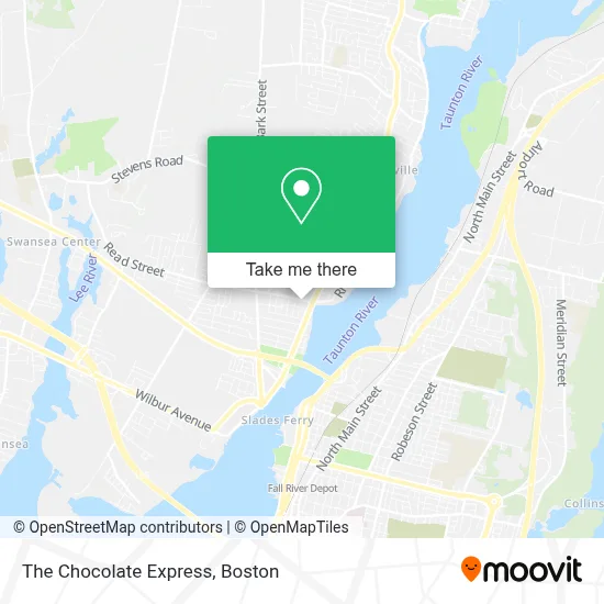 The Chocolate Express map