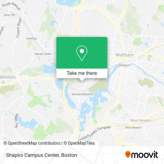 Shapiro Campus Center map