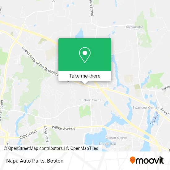 Napa Auto Parts map